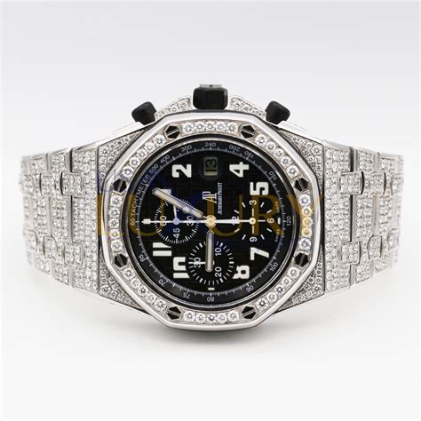 audemars piguet royal oak black diamonds|audemars piguet royal oak women.